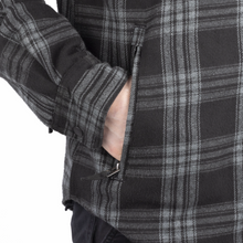 Oxford Kickback 3.0 Grey & Black Check  Armoured Riding Shirt - Fat Skeleton UK