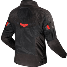 LS2 Garda Air MENS Mesh Textile Riding Jacket - Black / Red - Fat Skeleton UK