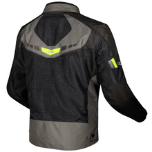 LS2 Garda Air MENS Mesh Textile Riding Jacket - Black / Hi-Viz Yellow - Fat Skeleton UK