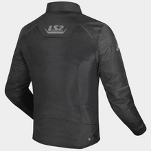 LS2 Breeze Mens Textile Riding Jacket Black - Fat Skeleton UK