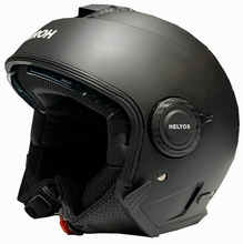 Airoh Helios Matt Black Open Face Helmet - Fat Skeleton UK