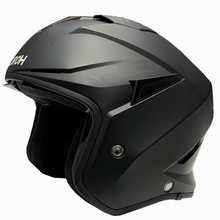Airoh Kombakt Open Face Helmet - Matt Black - Fat Skeleton UK