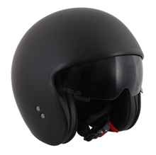 Stealth Matt Black Open Face Helmet - Fat Skeleton UK
