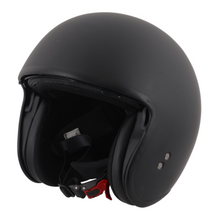 Stealth Matt Black Open Face Helmet - Fat Skeleton UK