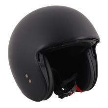 Stealth Matt Black Open Face Helmet - Fat Skeleton UK