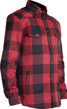 John Doe Armoured Moto Riding Shirt Red Check