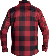 John Doe Armoured Moto Riding Shirt Red Check