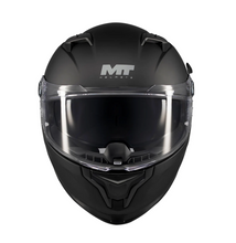 MT Braker SV Pure Matt Black Full Face Motorcycle Helmet - Fat Skeleton UK