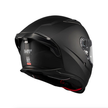 MT Braker SV Pure Matt Black Full Face Motorcycle Helmet - Fat Skeleton UK