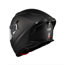MT Braker SV Pure Matt Black Full Face Motorcycle Helmet - Fat Skeleton UK