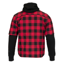 Merlin Deadwood Rider Kevlar Red Rider Shirt over Hoodie - Fat Skeleton UK