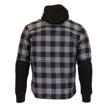 Merlin Deadwood Rider Kevlar Grey Rider Shirt over Hoodie - Fat Skeleton UK