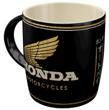 Honda Gold Flying Wing Logo Mug - Fat Skeleton UK