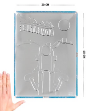BMW Make Life an Adventure Metal Motorcycle Sign 30cm x 40cm - Fat Skeleton UK