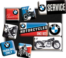 BMW Moto 9 Piece Magnet Set - Fat Skeleton UK