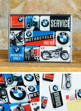 BMW Moto 9 Piece Magnet Set - Fat Skeleton UK