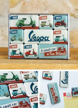 Vespa Scooters 9 Piece Magnet Set - Fat Skeleton UK