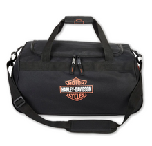 Harley-Davidson Bar & Shield Sports Duffel Bag with Shoulder Strap - Fat Skeleton UK