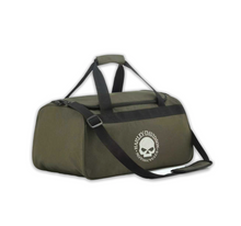 Harley Davidson Willie G Skull Green Sports Duffel Bag with Shoulder Strap - Fat Skeleton UK