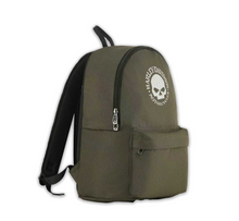 Harley Davidson Willie G Skull Grape Green Backpack - Fat Skeleton UK