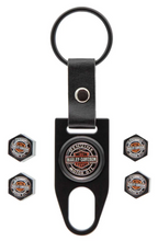 H-D® Genuine Motor Oil Valve Stem Covers & Key Ring - Fat Skeleton UK