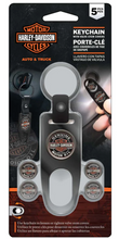 H-D® Genuine Motor Oil Valve Stem Covers & Key Ring - Fat Skeleton UK