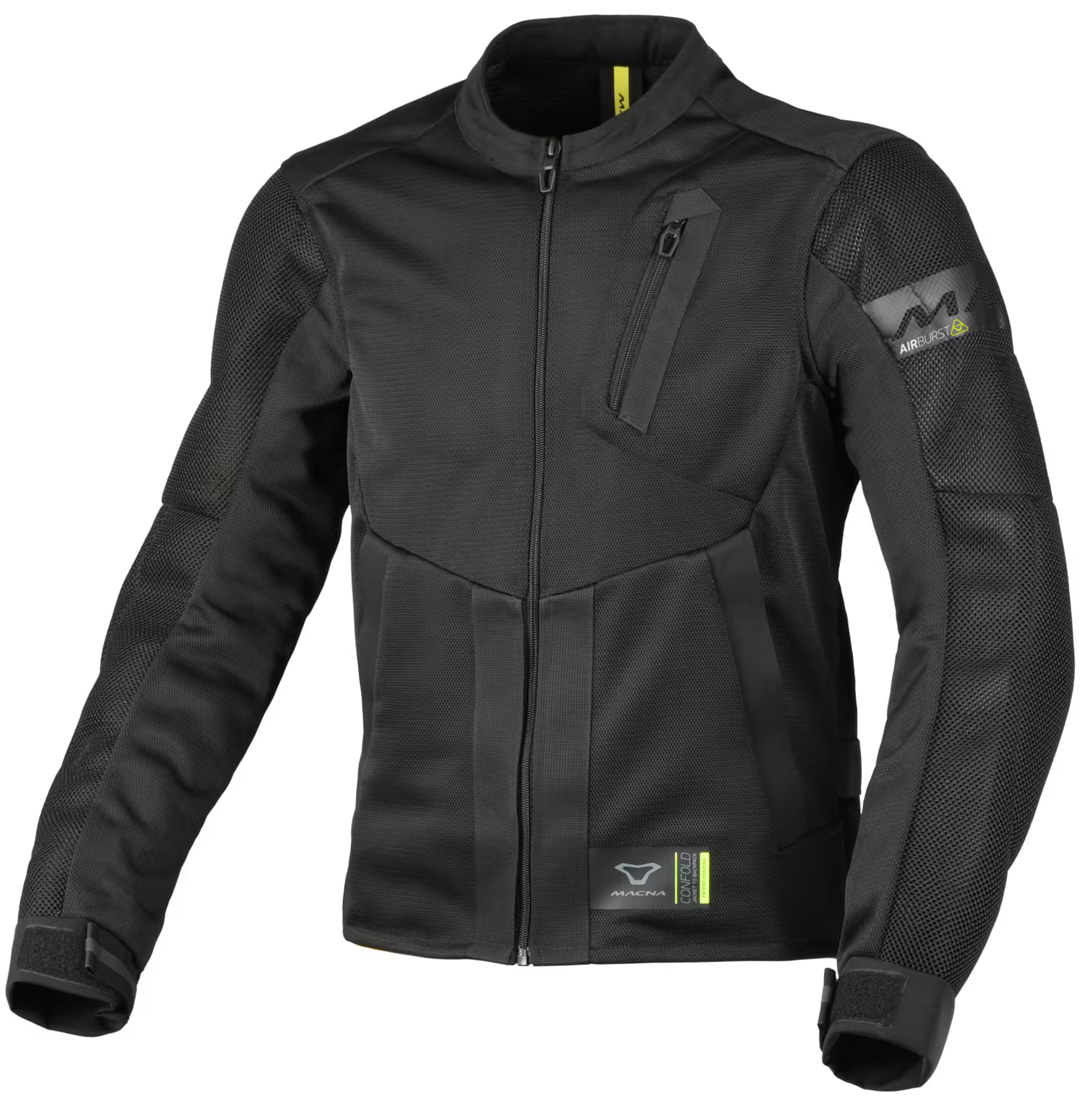 Mesh Rider Logo Macna Torido Mesh Rider Jacket | Black | Fat Skeleton UK