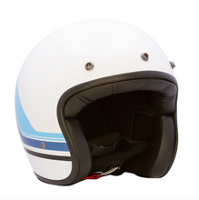 Merlin Low Profile Aero Stripe Open Face ECE 22-06 Helmet - Fat Skeleton UK