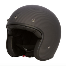 Merlin Low Profile Matt Carbon Fibre Low Profile Open Face Helmet ECE22-06 - Fat Skeleton UK