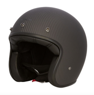 Merlin Low Profile Matt Carbon Fibre Low Profile Open Face Helmet ECE22-06 - Fat Skeleton UK