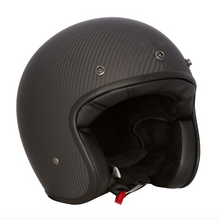 Merlin Low Profile Matt Carbon Fibre Low Profile Open Face Helmet ECE22-06 - Fat Skeleton UK