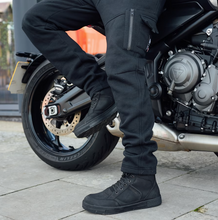 Merlin Repton D3O Black Jogger Motorcycle Rider Armoured Trousers - Fat Skeleton UK