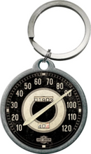 Genuine Harley Davidson Speedo Key Ring - Fat Skeleton UK