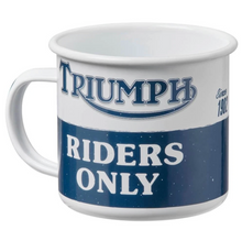 Triumph Riders Enamel Mug - Fat Skeleton UK