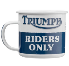 Triumph Riders Enamel Mug - Fat Skeleton UK