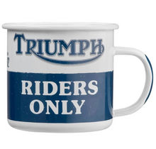 Triumph Riders Enamel Mug - Fat Skeleton UK