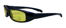 New Attitude Retro Style Narrow Biker Wrap Dark & Yellow Lens Twin Pack Bundle - Fat Skeleton UK
