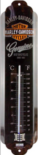 Harley Davidson Genuine Motorcycles Retro Wall Thermometer - Fat Skeleton UK