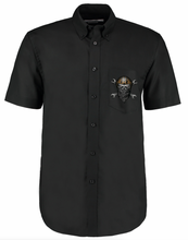 Wrench - Ride - Repeat - Biker Garage Work Shirt by Fat Skeleton