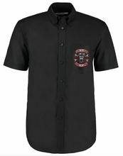 Fat Skeleton Biker Gorilla Live to Ride Garage Work Shirt