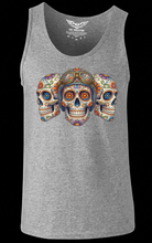 Sugar Skull Triumvirate Biker Vest by Fat Skeleton