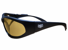 Fat Skeleton Yellow Low Light "Indestructible" Rider Glasses