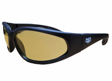 Fat Skeleton Yellow Low Light "Indestructible" Rider Glasses