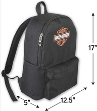 Harley Davidson Bar & Shield logo backpack