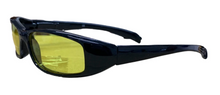 New Attitude Retro Style Narrow Biker Wrap Dark & Yellow Lens Twin Pack Bundle