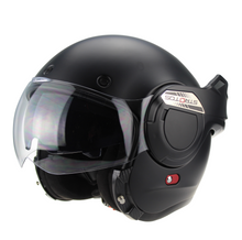 Viper 180 degree Flip Over Open & Full Face VPR.303 Cruiser Style Matt Black Helmet