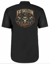 Fat Skeleton Custom Lifestyle Skull Work Shirt