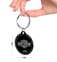 Harley Davidson Garage Genuine Motor Oil Key Ring