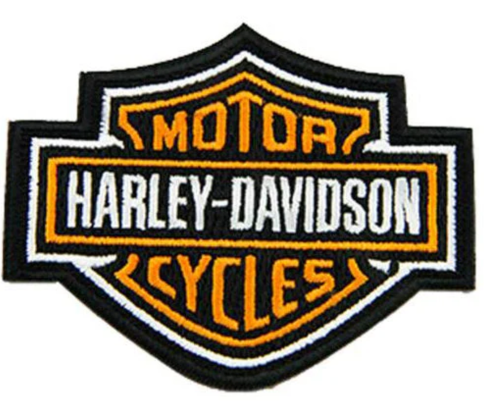 Genuine Harley Davidson Small Bar Shield Logo SEW ON PATCH Fat