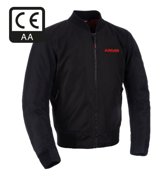 Armr Waterproof Black Bomber Jacket 2.0